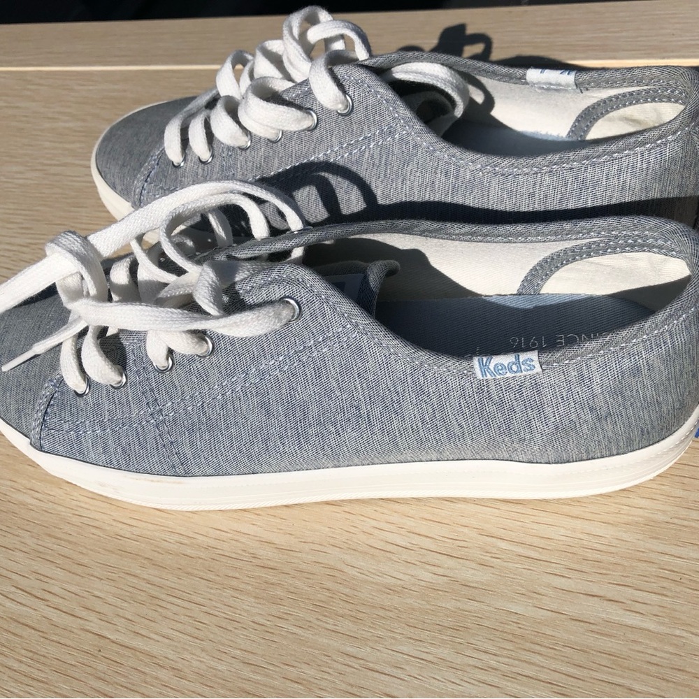 Keds Gray Canvas Sneakers